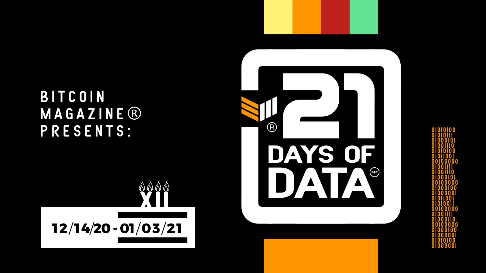 Announcing Bitcoin Magazine's 21 Days of Data 1