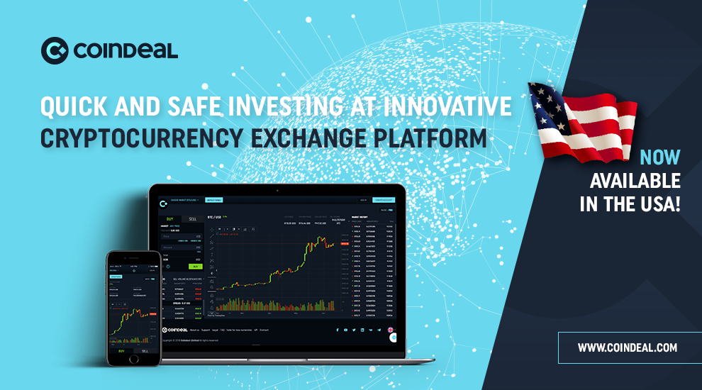 CoinDeal Expands Into U.S. Market and Announces CDL Token Giveaway 1