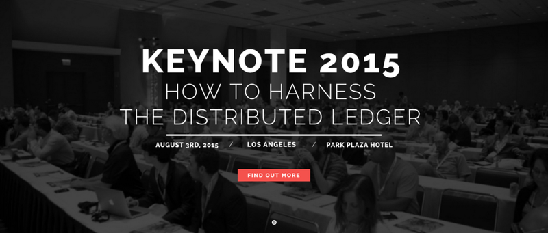 KEYNOTE 2015: Rebooting Finance with a New Kind of Ledger 1