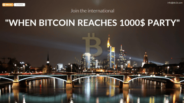 Bitcoin 1K Party Press Release 1